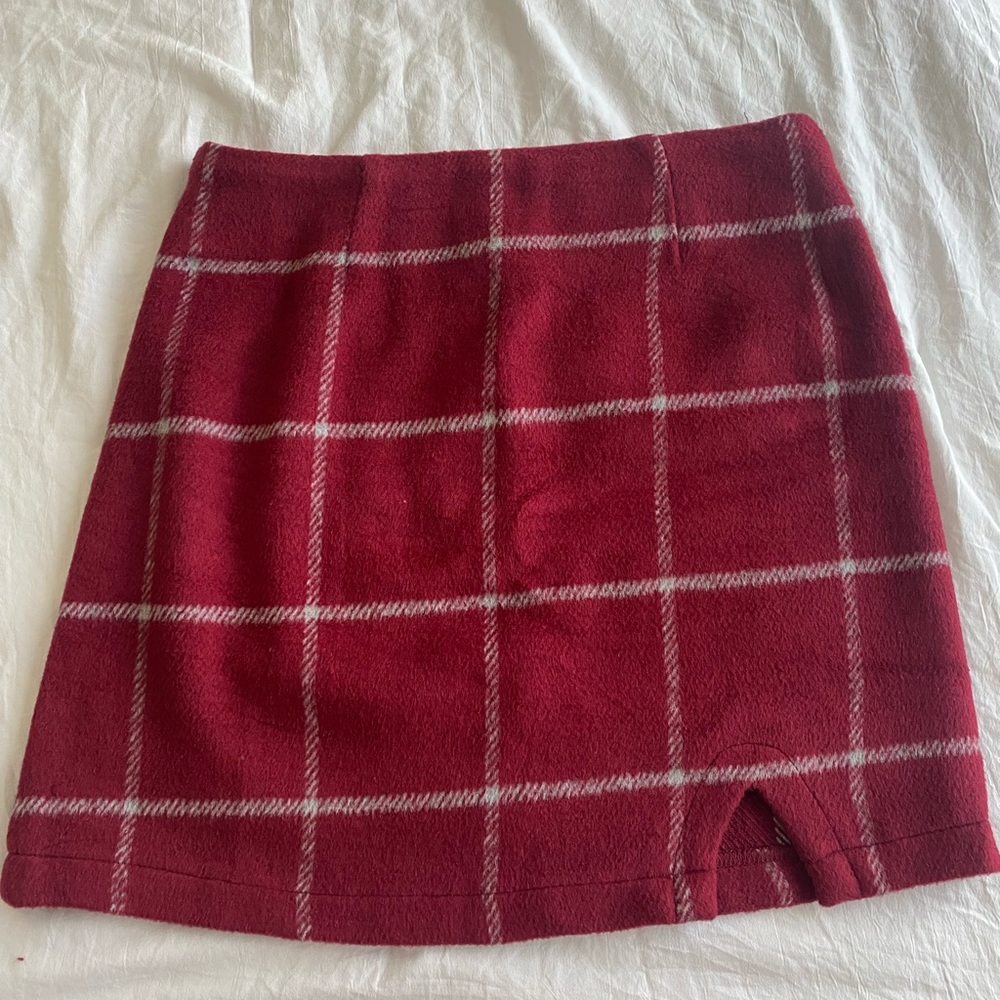 Plaid skirt